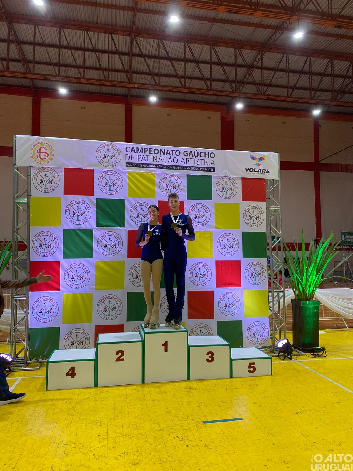 Magia da Patinação se destaca no campeonato gaúcho