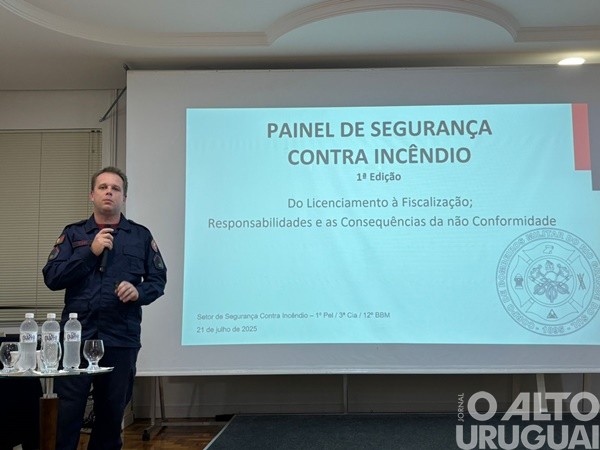 Palestra na AEFW esclarece obrigações legais sobre prevenção contra incêndios