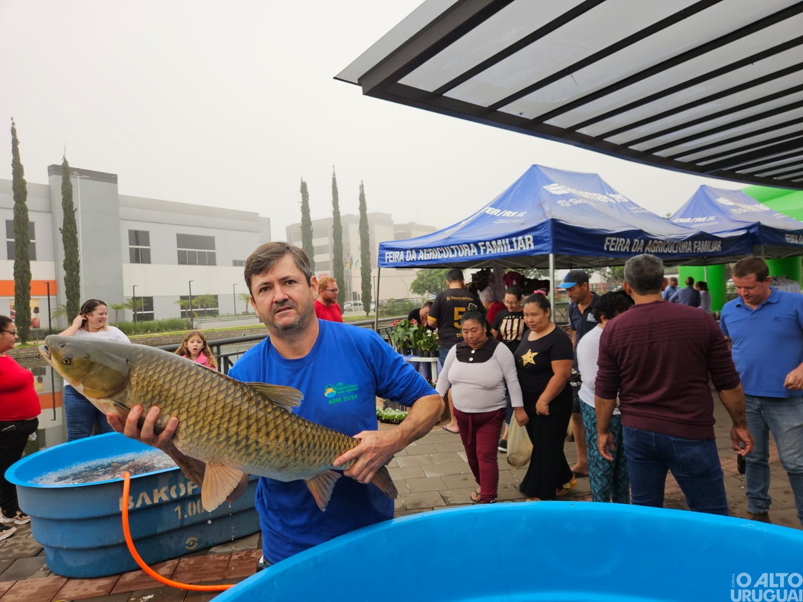Feira do Peixe Vivo e da Agricultura Familiar inicia em Palmitinho