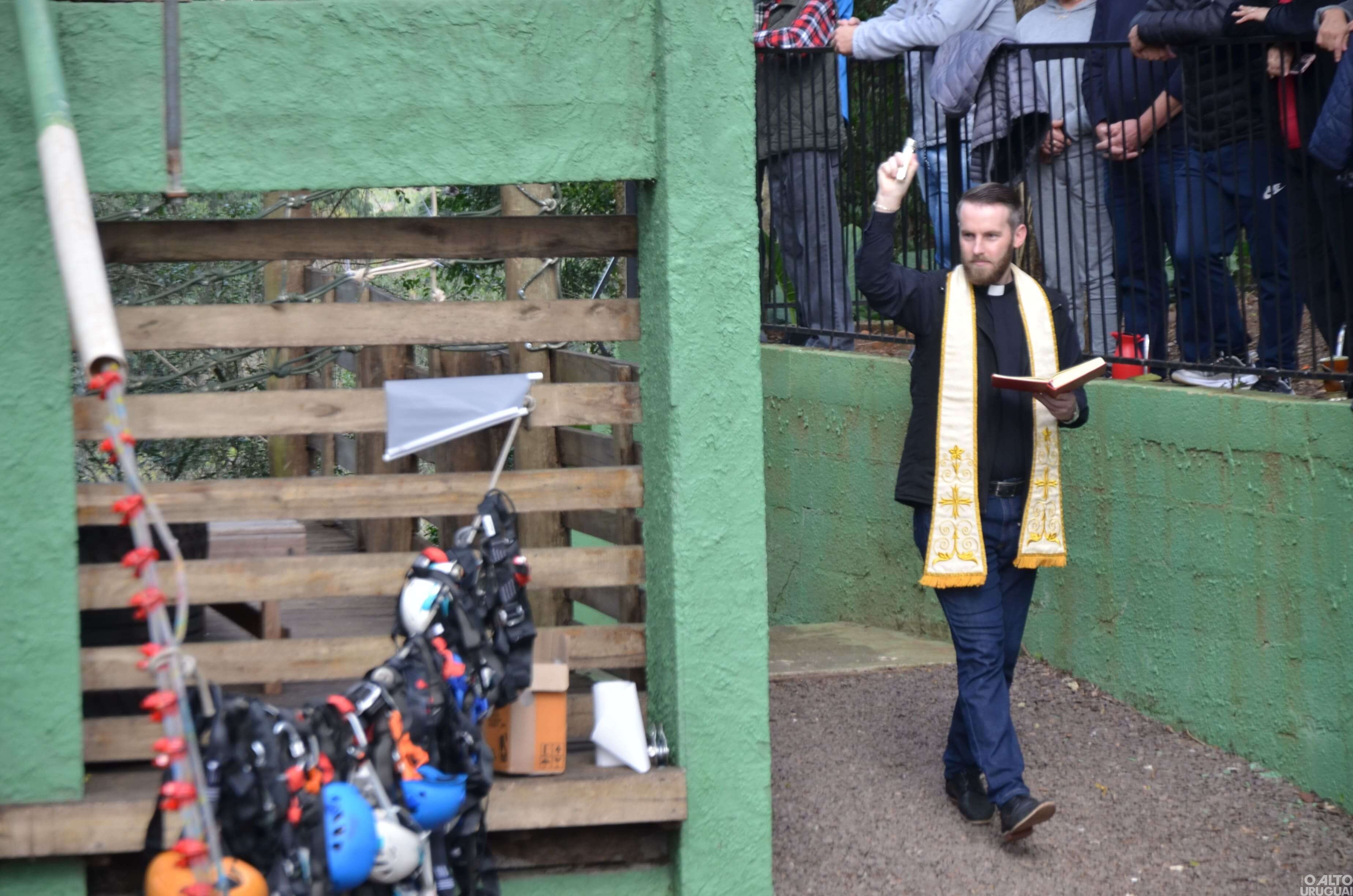 Tirolesa em Iraí é inaugurada