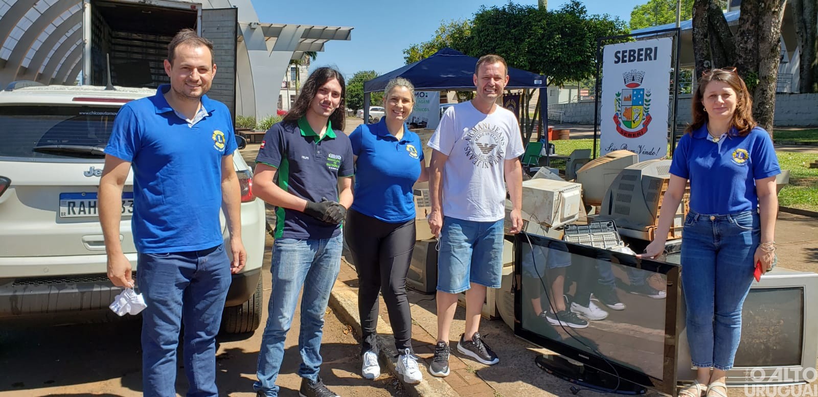 Campanha do Lions Clube arrecada três toneladas de lixo eletrônico em Seberi
