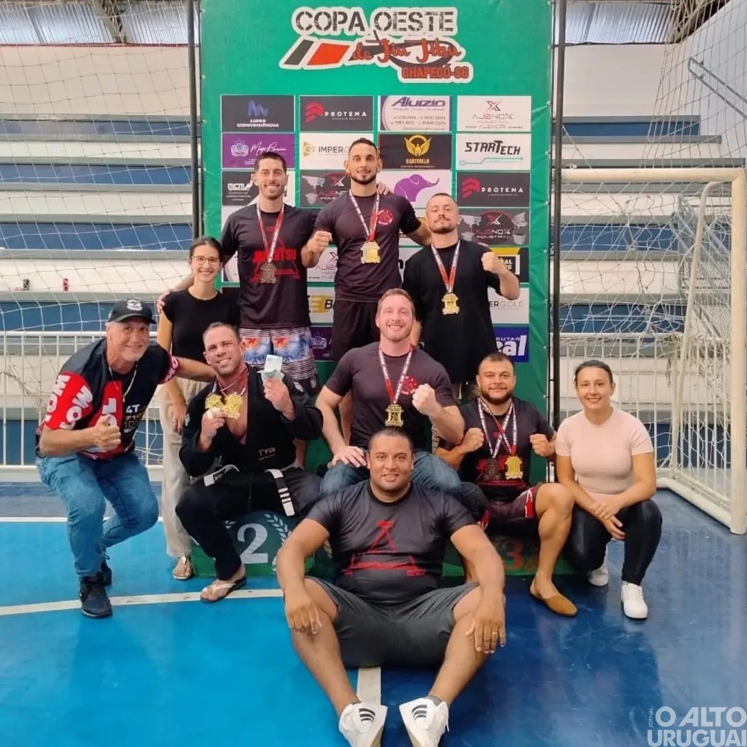 Equipe A de FW conquista nove medalhas na Copa Oeste de Jiu-Jitsu