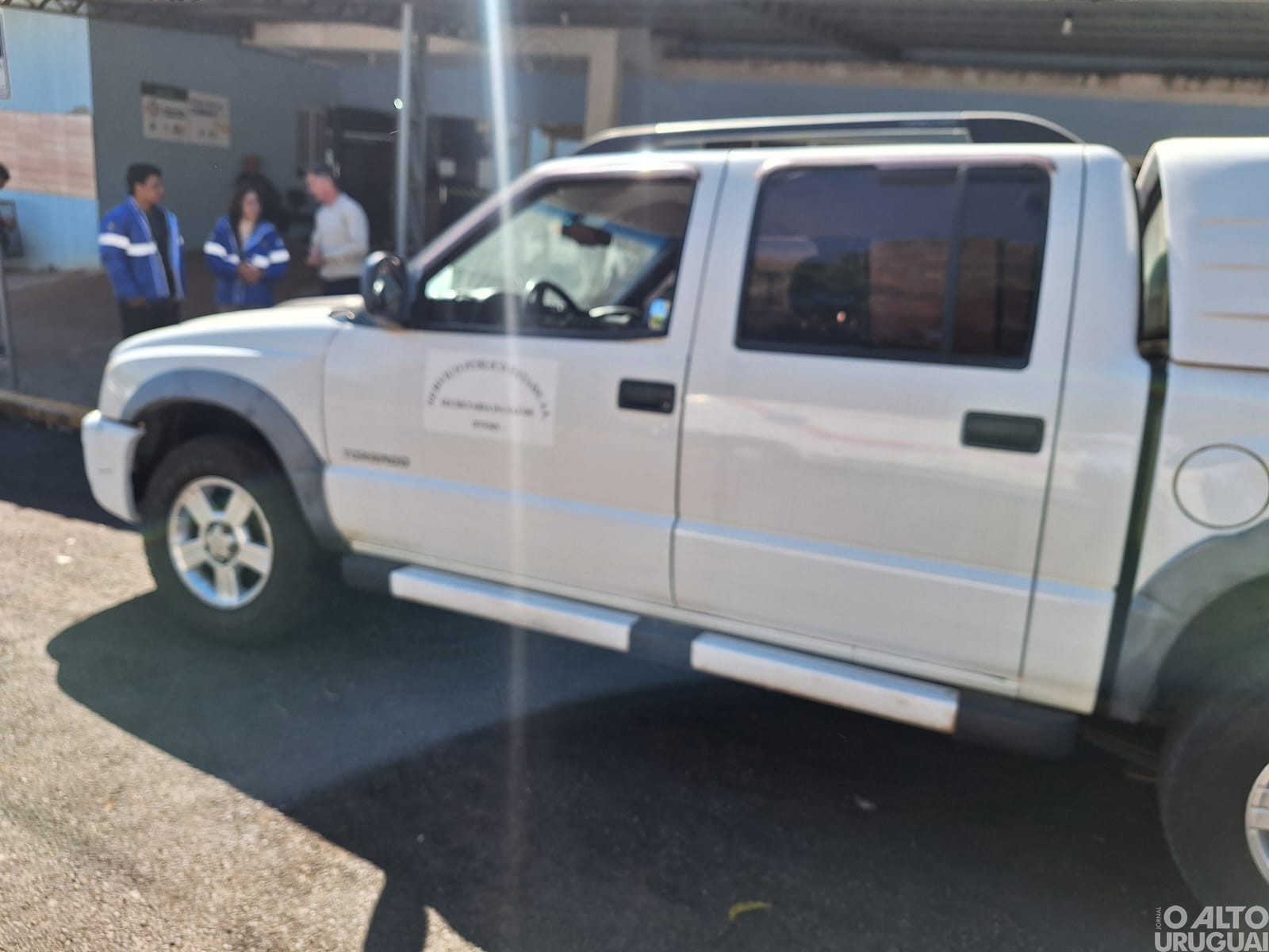 Cristal do Sul recebe caminhonete da SES