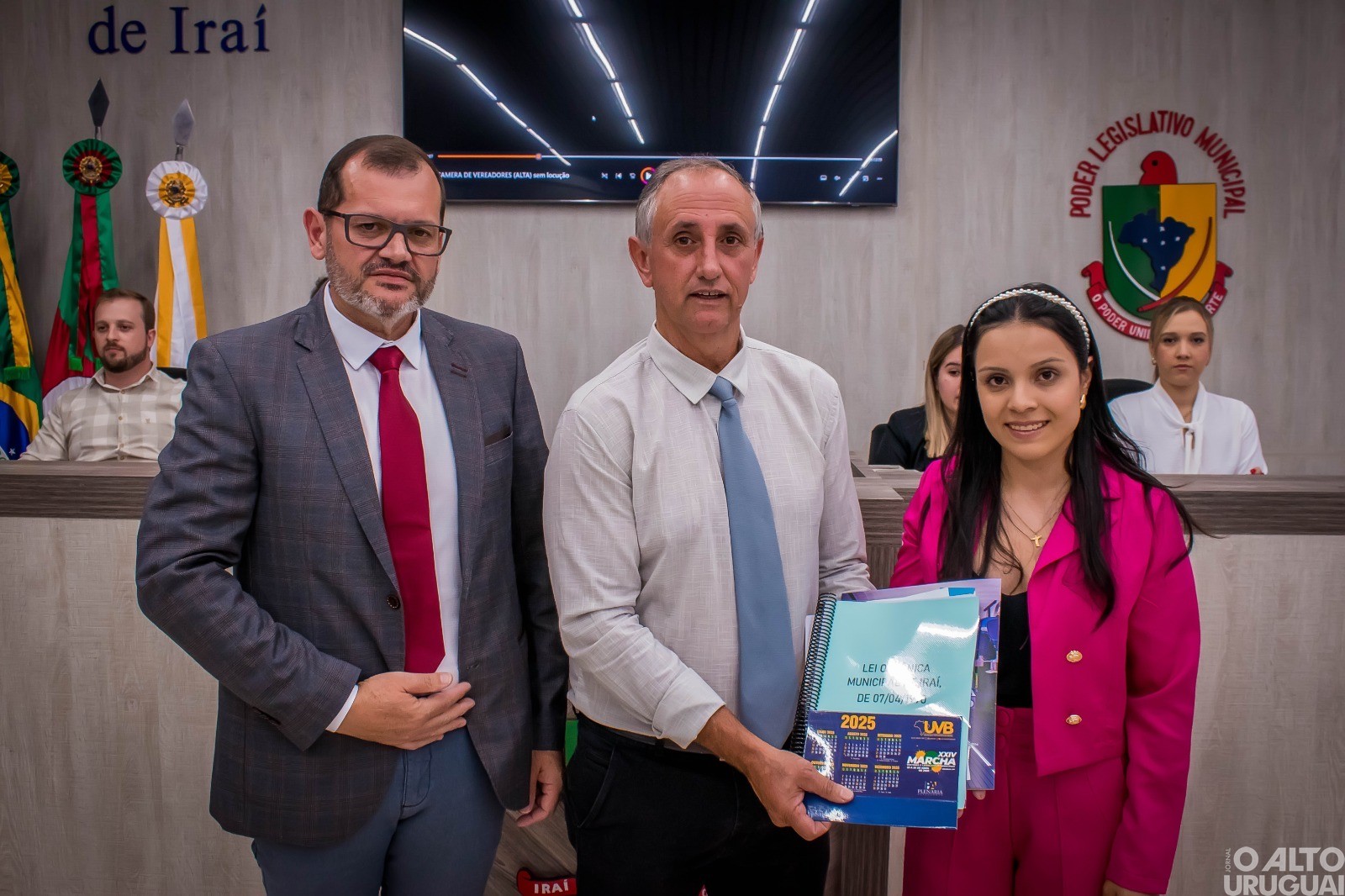 Câmara de Iraí realiza ato de entrega de diplomas aos vereadores eleitos