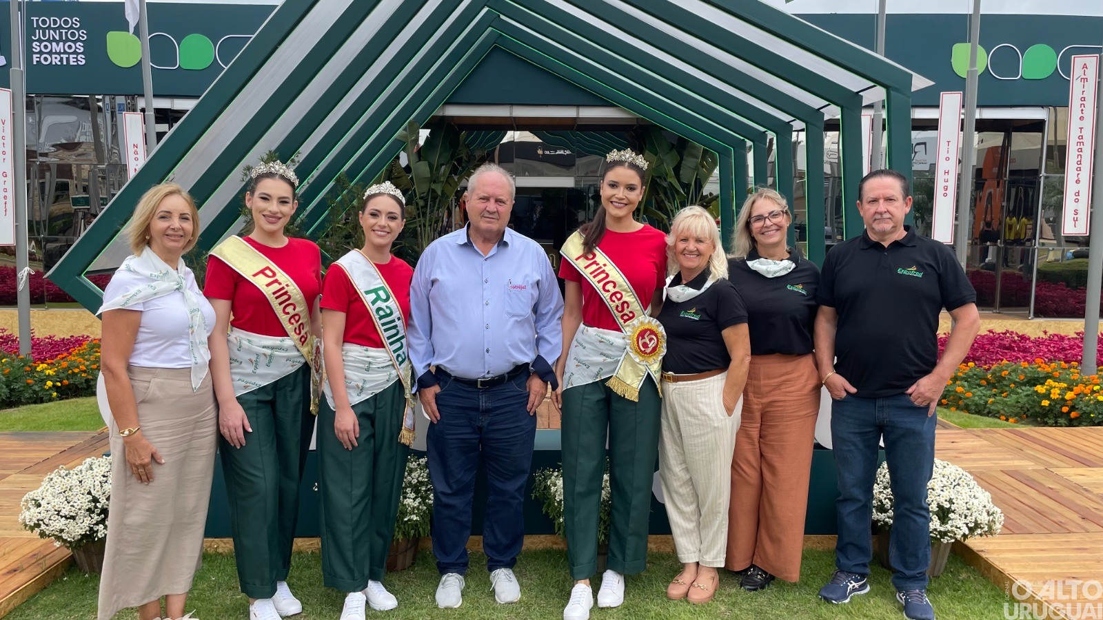 Comitiva da Expofred 2025 realiza visita à Expodireto Cotrijal