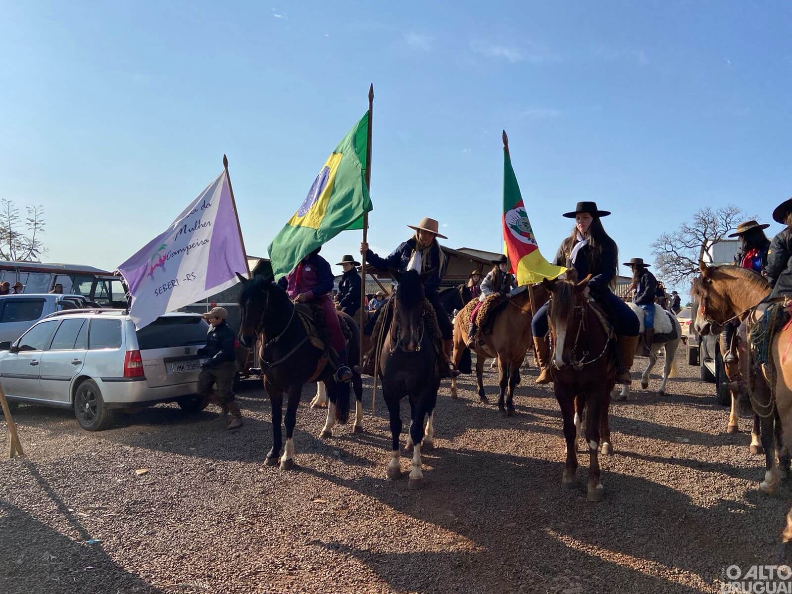 Cavalgada da Mulher Campeira é realizada em Seberi