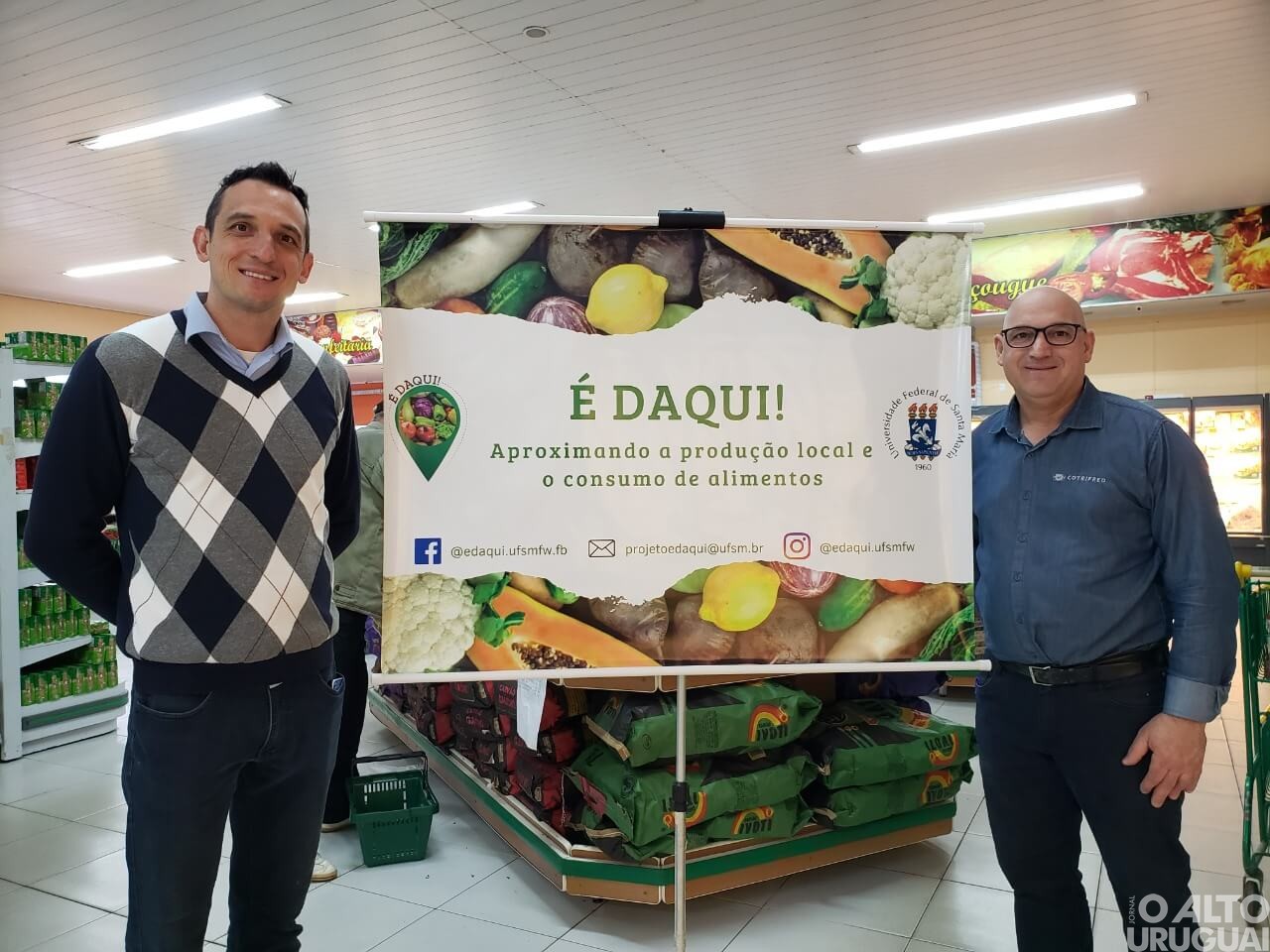 Supermercados de FW recebem placas de identificação do projeto “É DAQUI!”