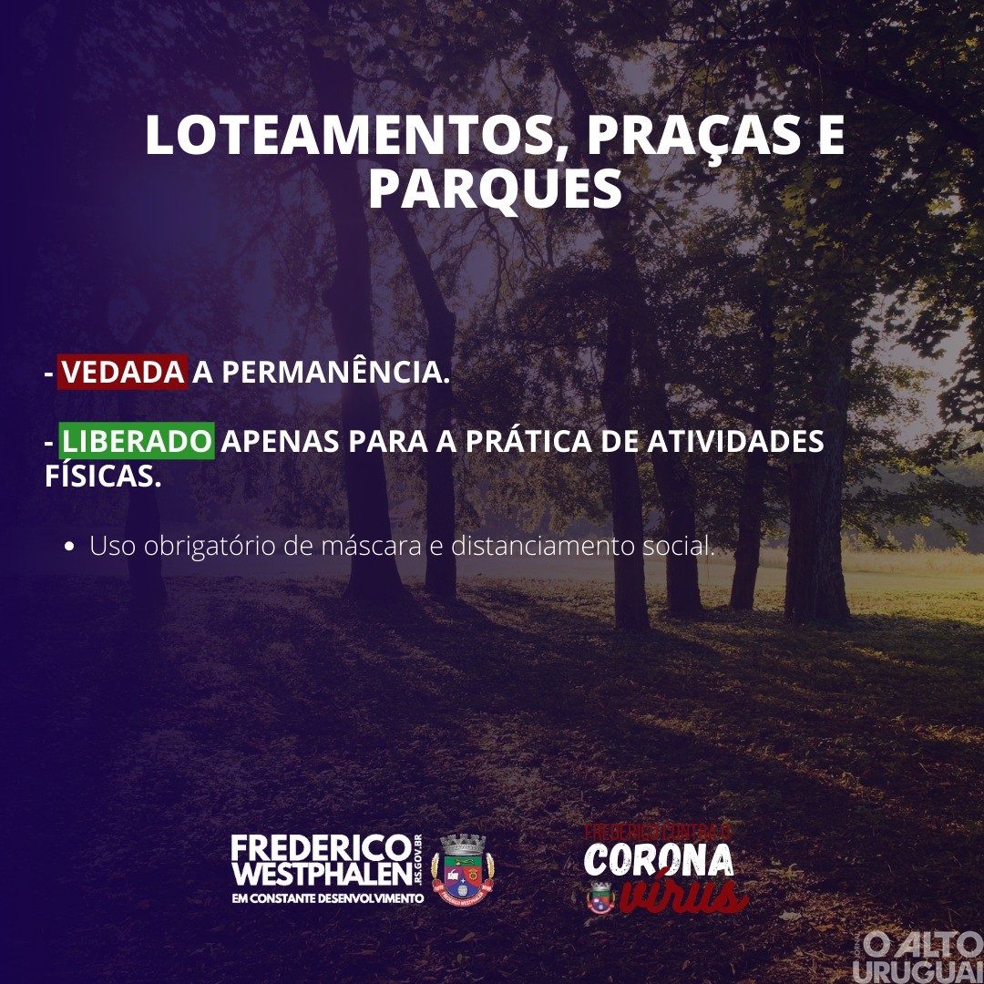 Prefeitura de FW divulga regras para controle da pandemia