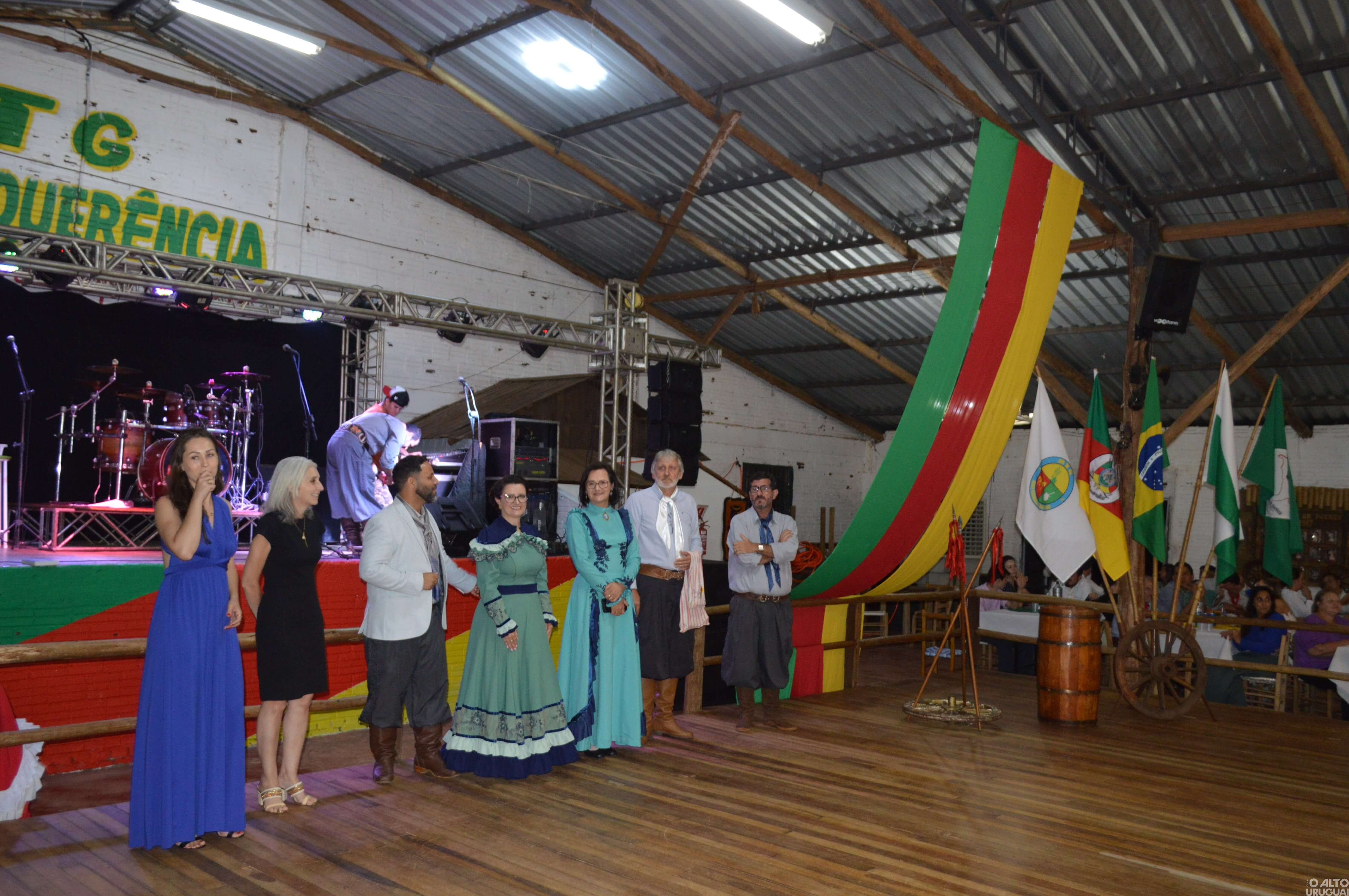 Diego Bertoletti da Rocha toma posse como patrão do CTG Rodeio da Querência