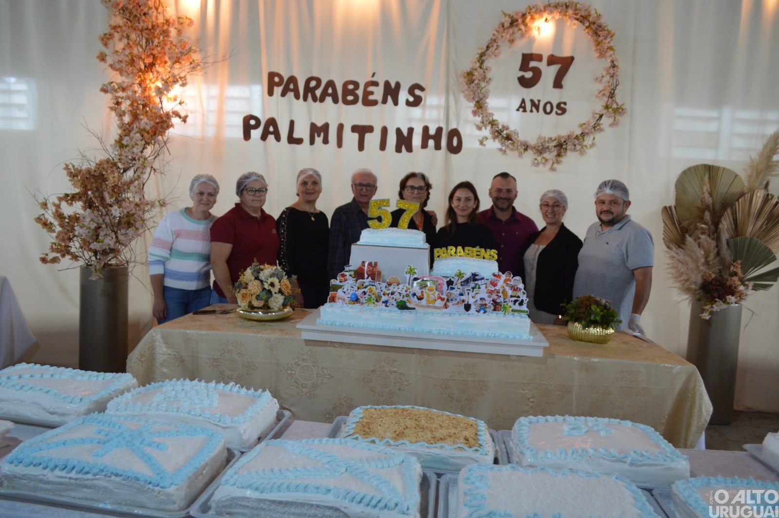 Almoço popular e corte do bolo marcam os 57 anos de Palmitinho