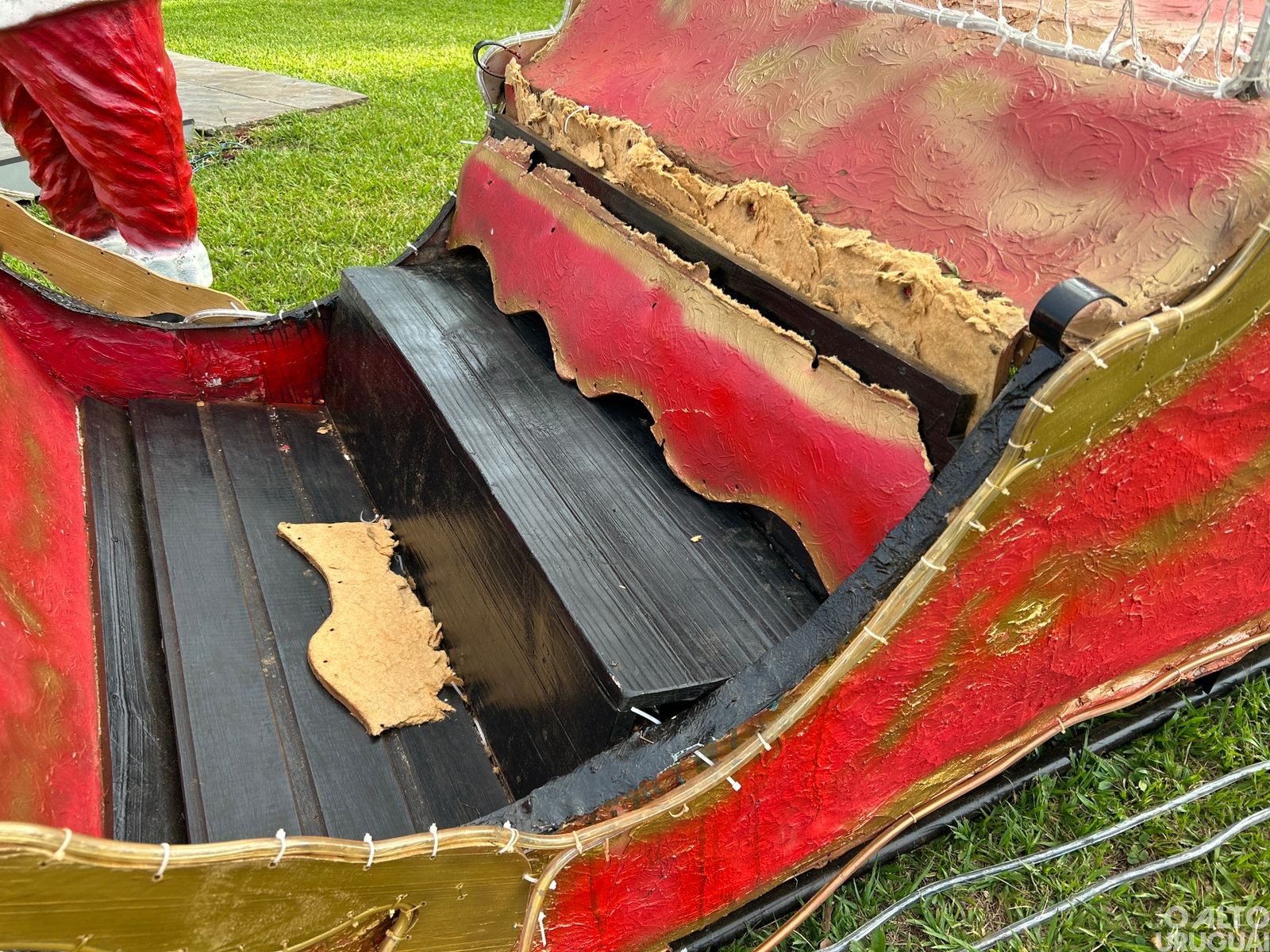 Decoração natalina é vandalizada em Seberi