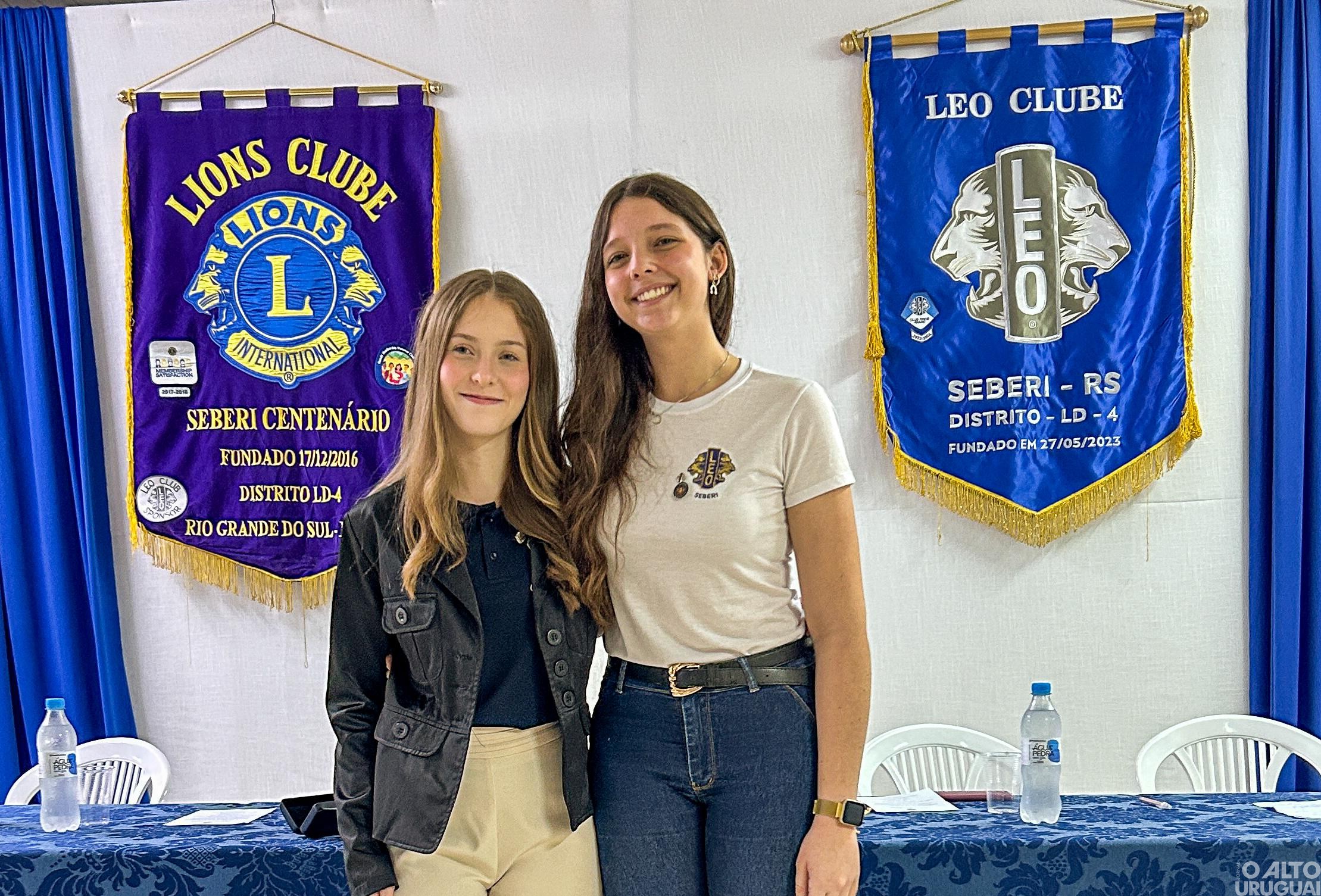 Mariana May Argenta assume a presidência do LEO Clube de Seberi