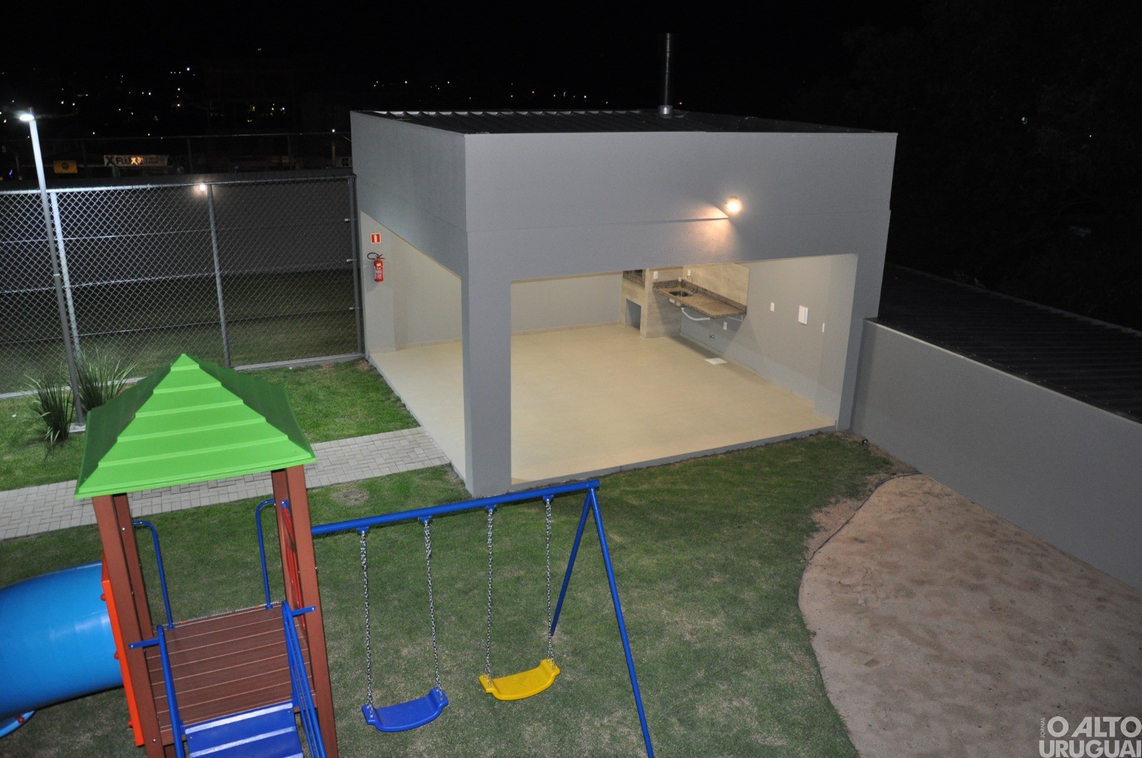 Marcos Lima celebra a entrega do Figueiras Park