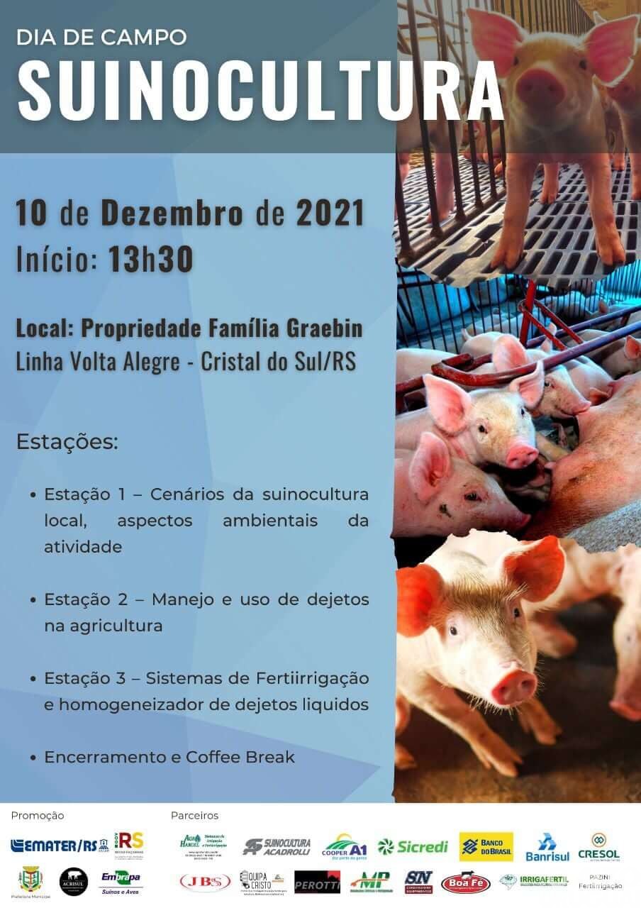 Cristal do Sul será sede de Dia de Campo regional