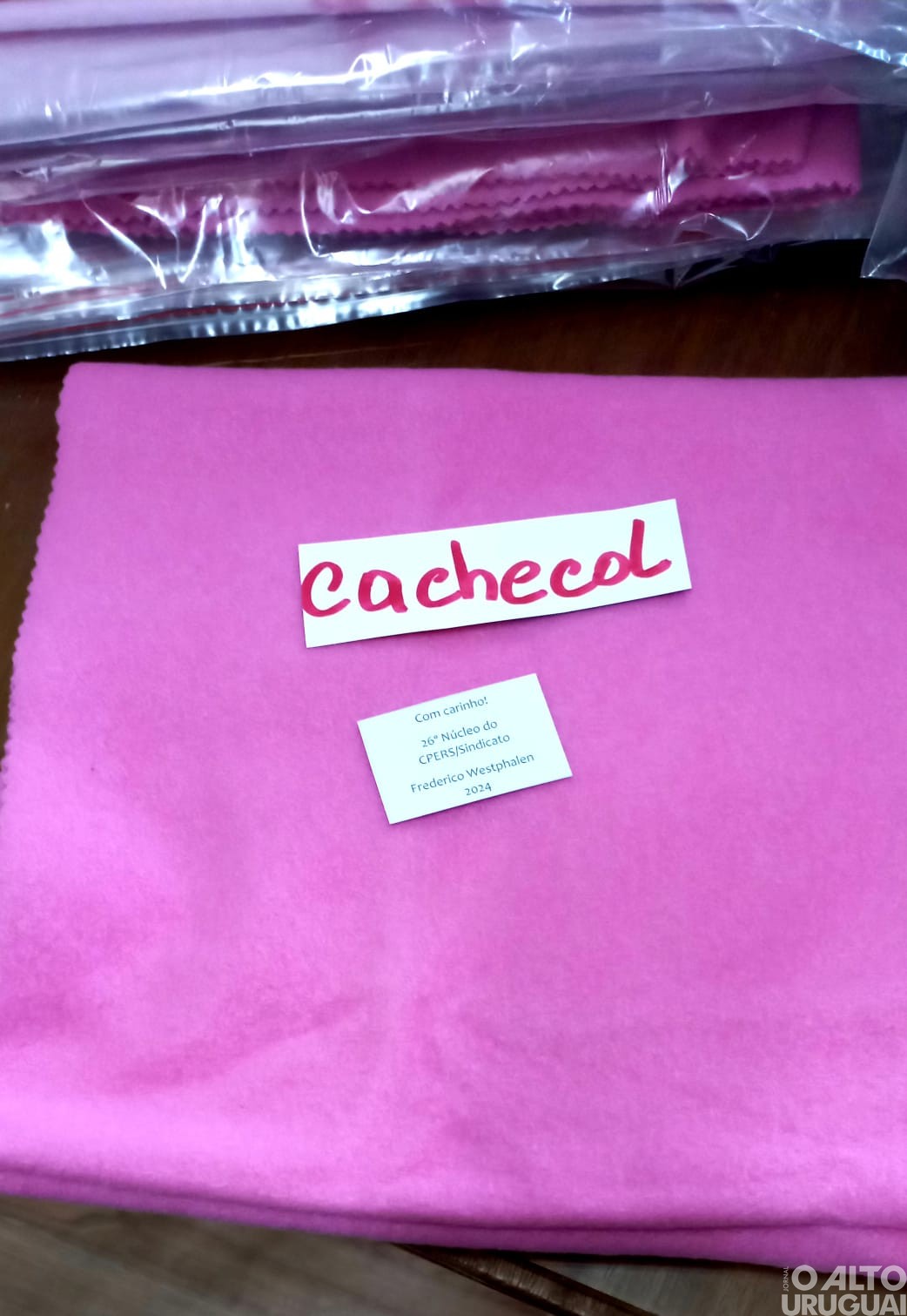 26º Núcleo do Cpers realiza doações da Campanha “Pés Quentinhos”