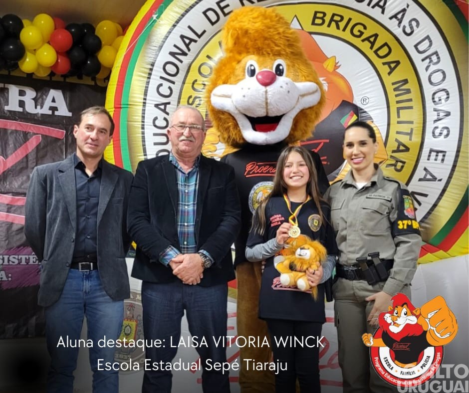 Brigada Militar realiza formatura do Proerd em FW