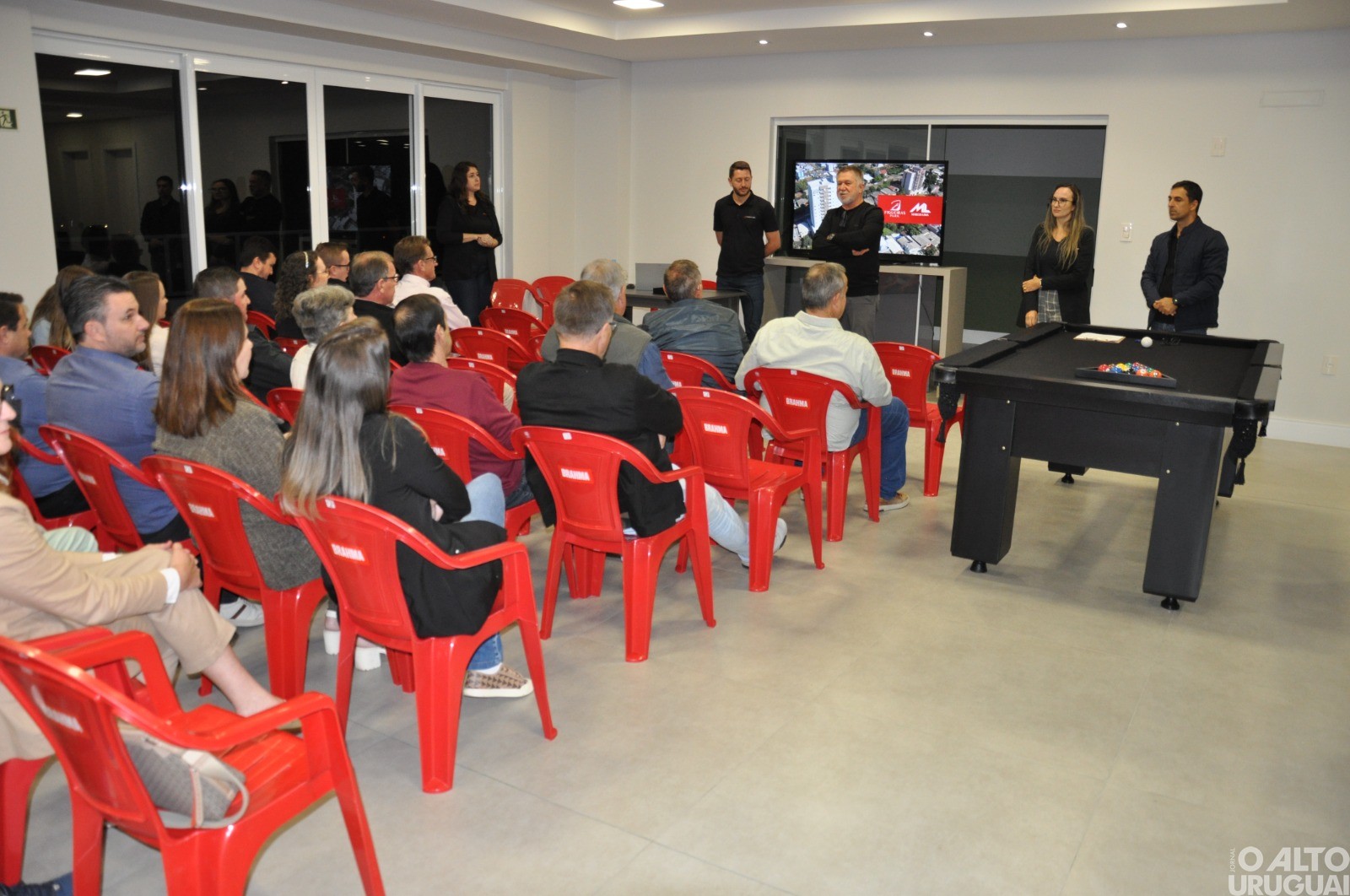 Marcos Lima celebra a entrega do Figueiras Park