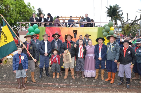 Pinheirinho do Vale - Distribuição da Chama Crioula