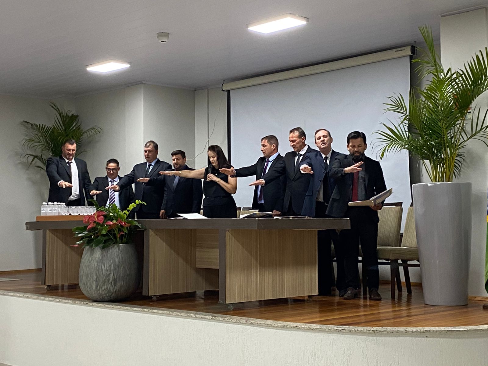 Posse dos eleitos do município de Taquaruçu do Sul