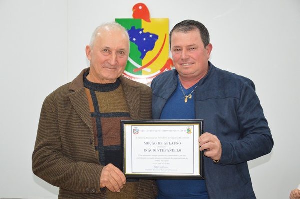 Homenagem aos fundadores da Sicredi Conexão - Câmara Vereadores de Caiçara