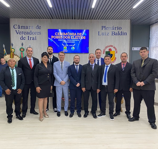 Posse dos eleitos do município de Iraí