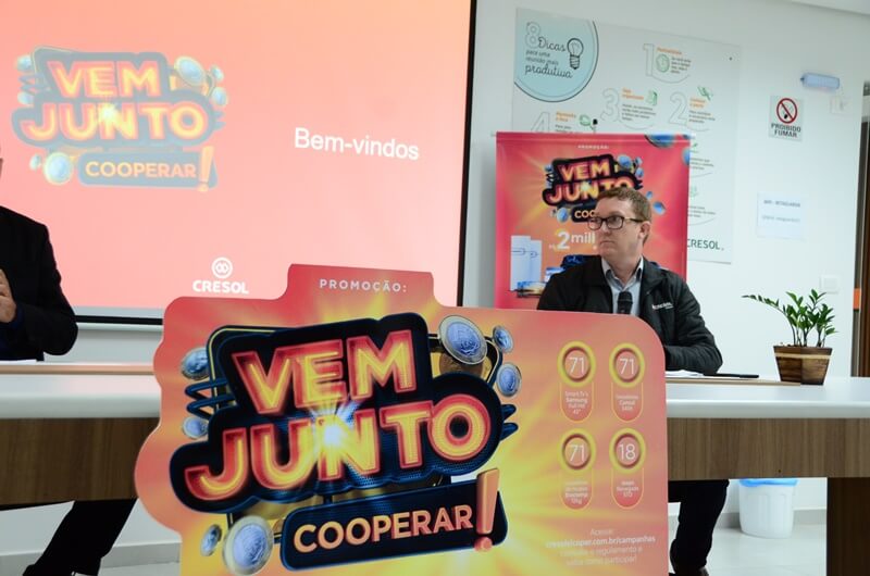 Lançamento campanha Vem Junto Cooperar da Cresol Raiz