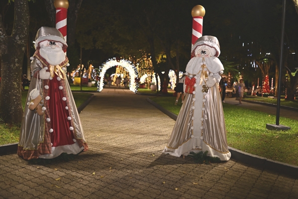 Decoração do Natal em Rodeio Bonito