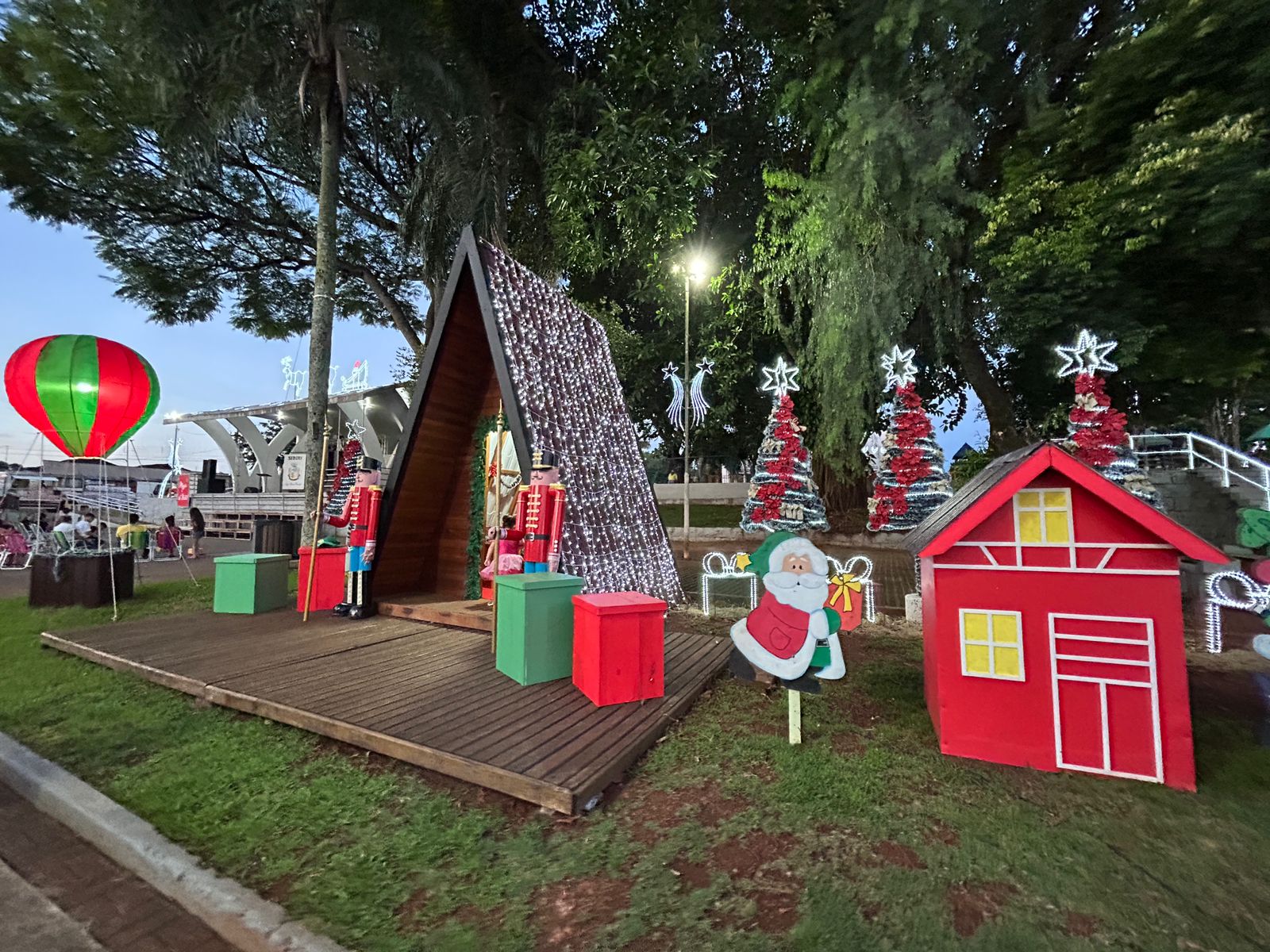 Decoração natalina em Seberi