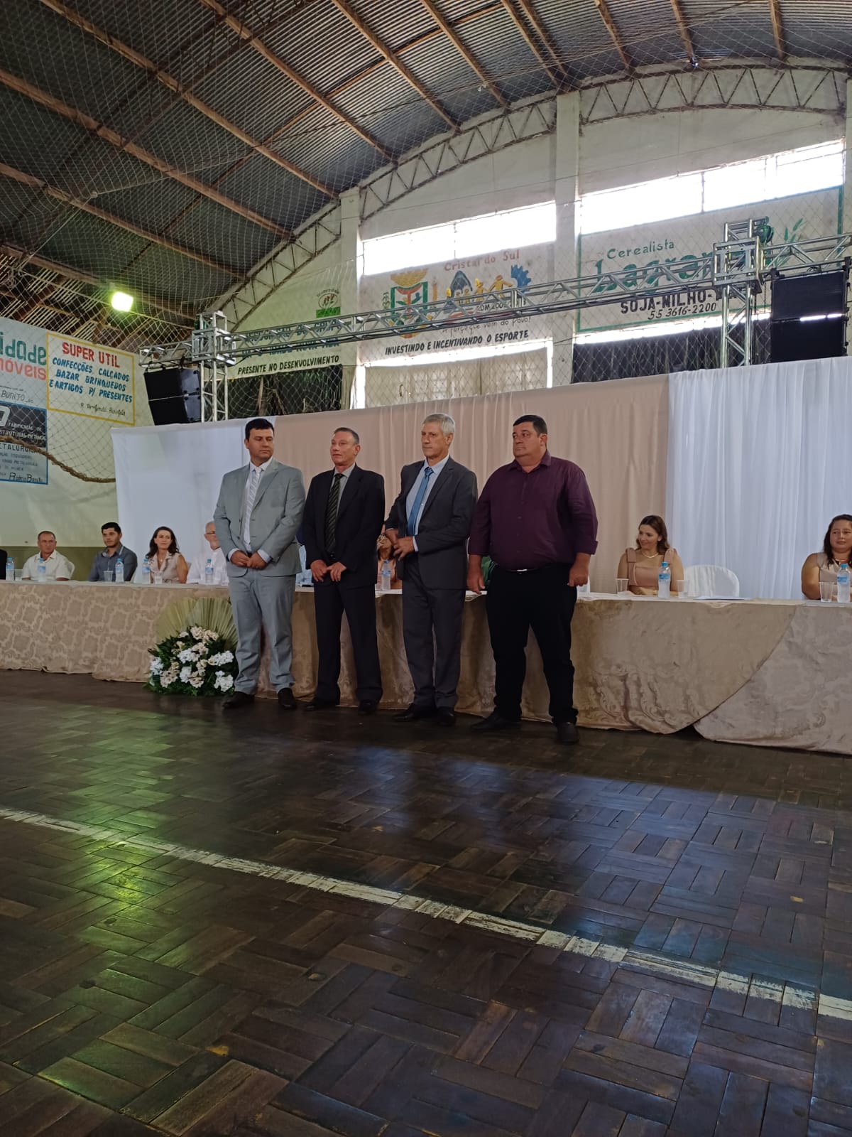 Posse dos eleitos do município de Cristal do Sul