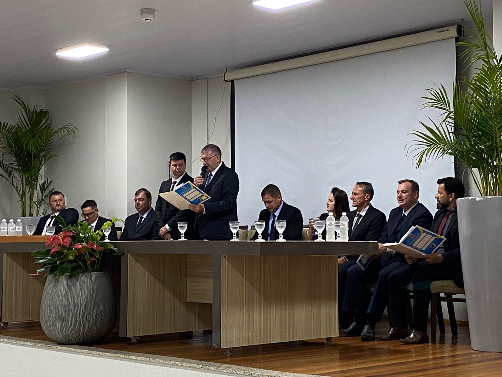 Posse dos eleitos do município de Taquaruçu do Sul